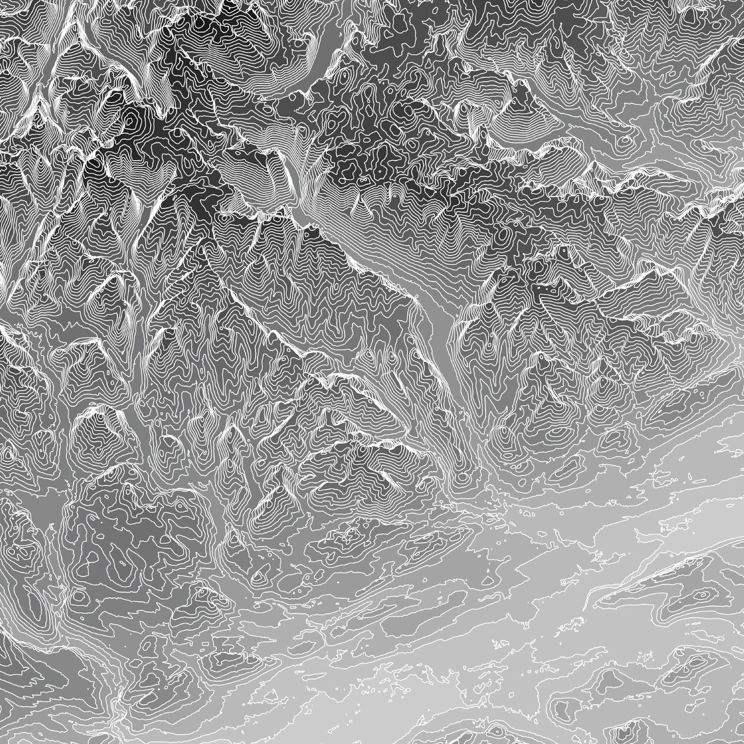 Fife Angus Perth & Kinross Print Coastline Topographic Map