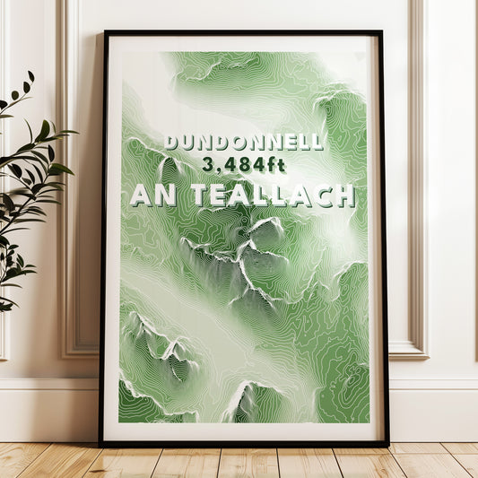An Teallach Munro Poster