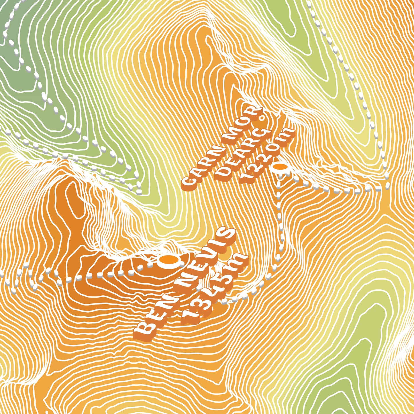 Ben Nevis Topographic Map