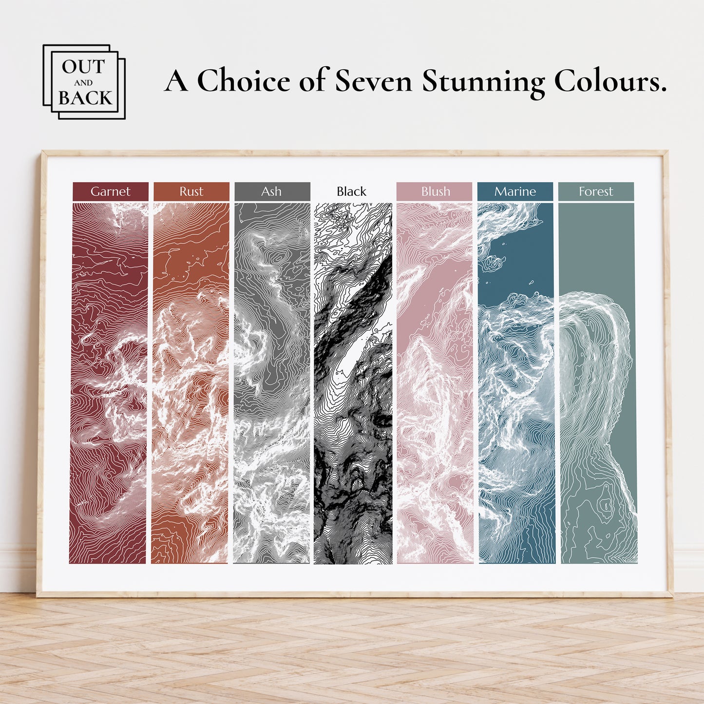 Howgill Fells Print Topographic Map