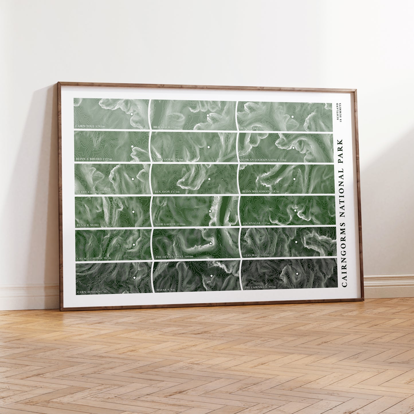 Cairngorms Munros Map