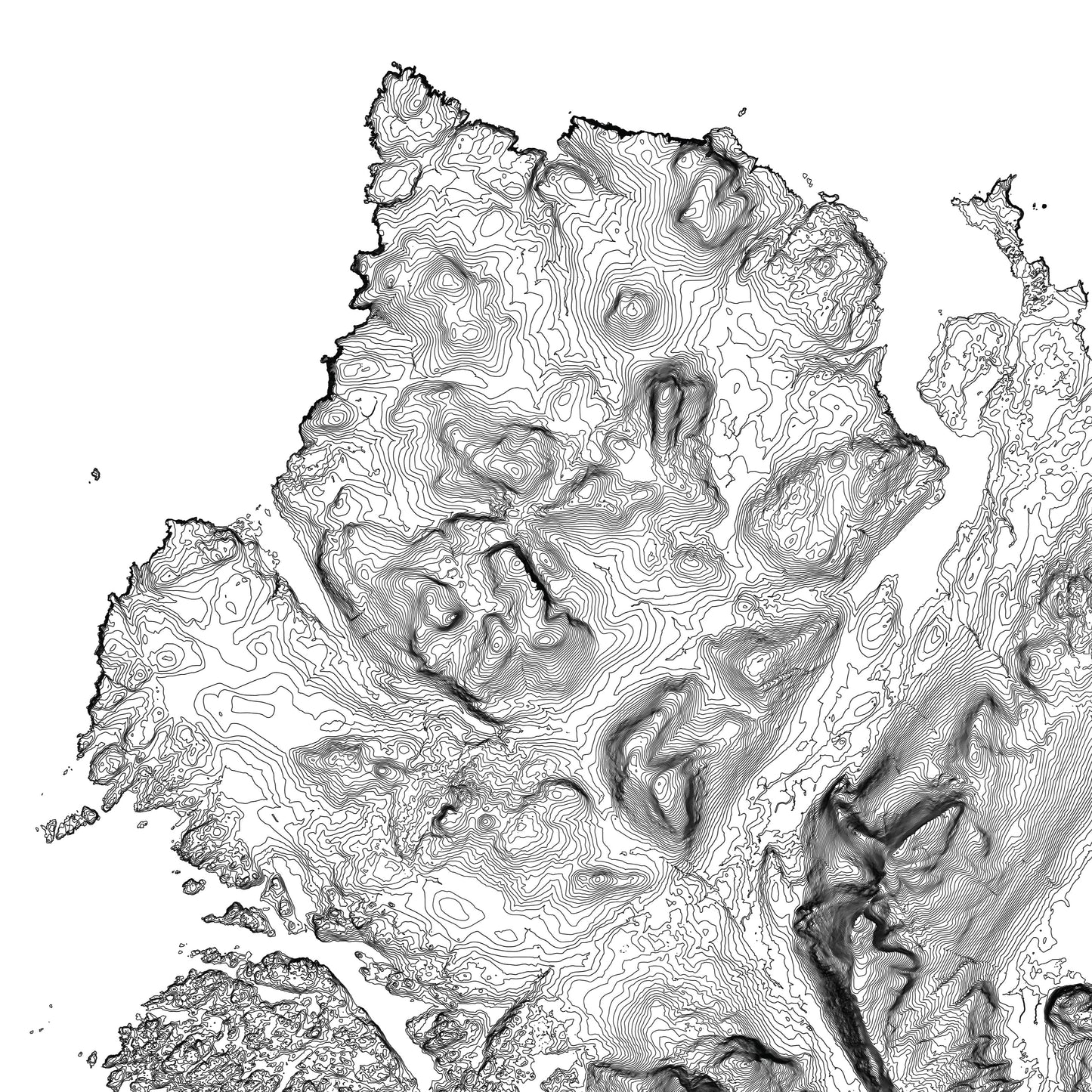 Cape Wrath Topographic Map