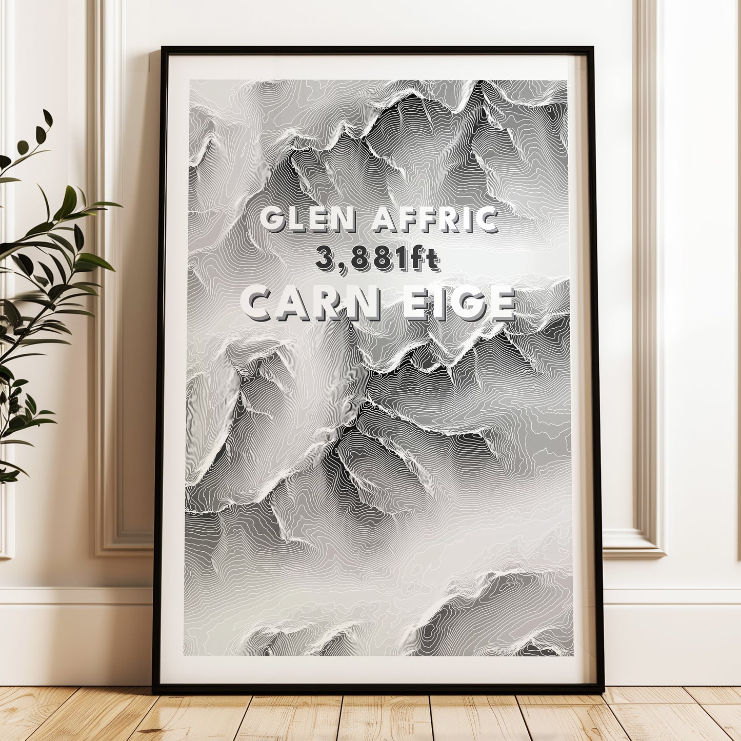 Carn_Eige_Munro_Poster_Topography