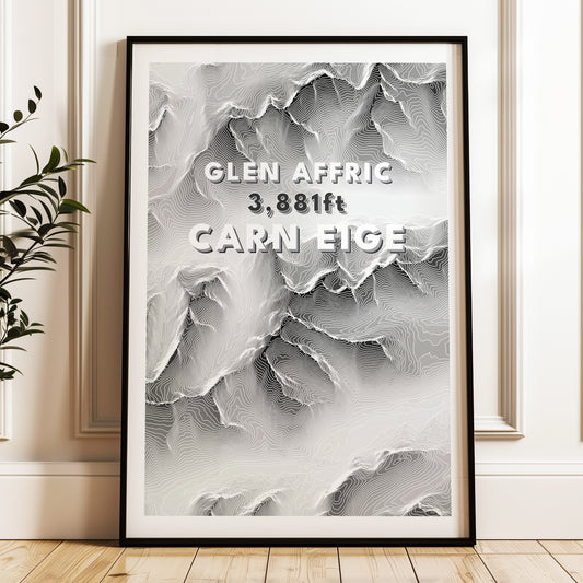 Carn_Eige_Munro_Poster_Topography