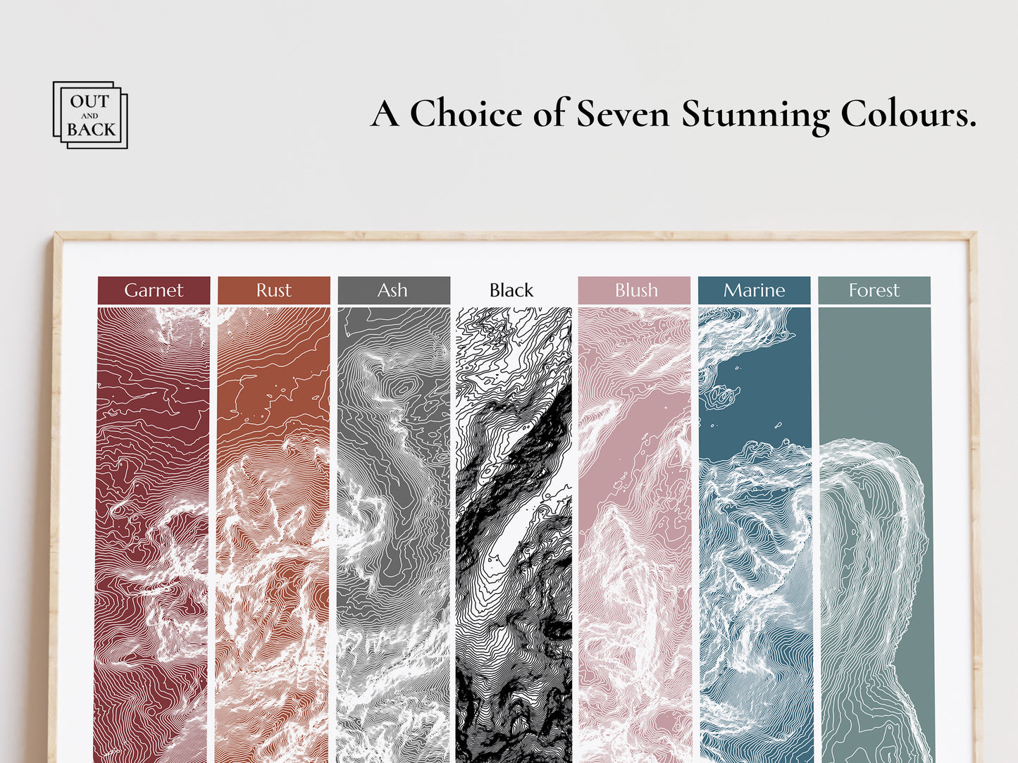 Grossglockner Print Topographic Map Poster