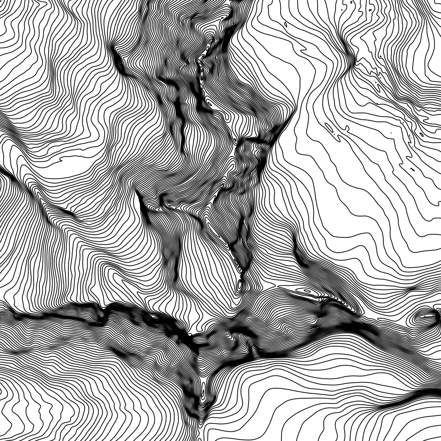 Gran Paradiso Topographic Map