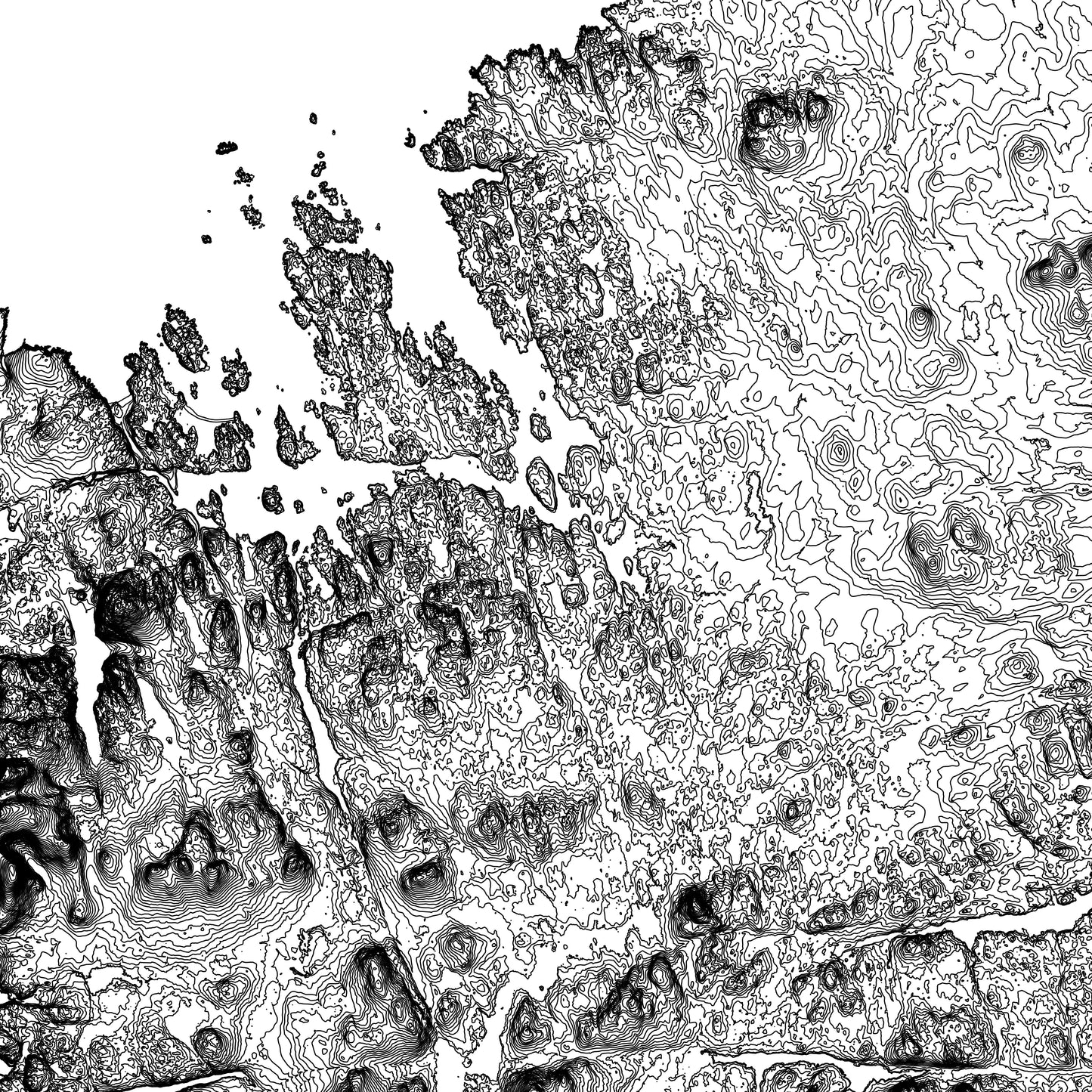 Harris Topographic Map