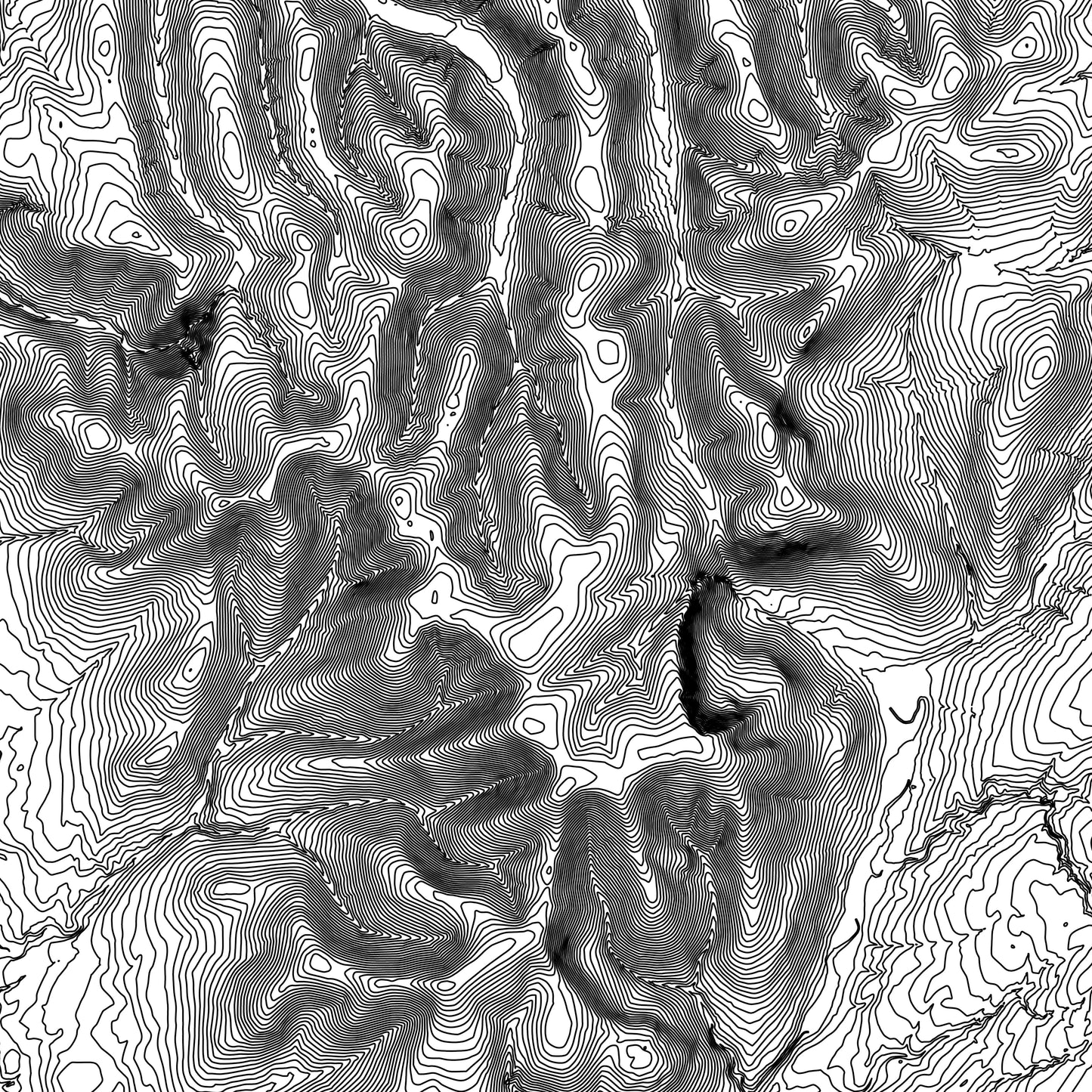 Howgill Fells Map Print