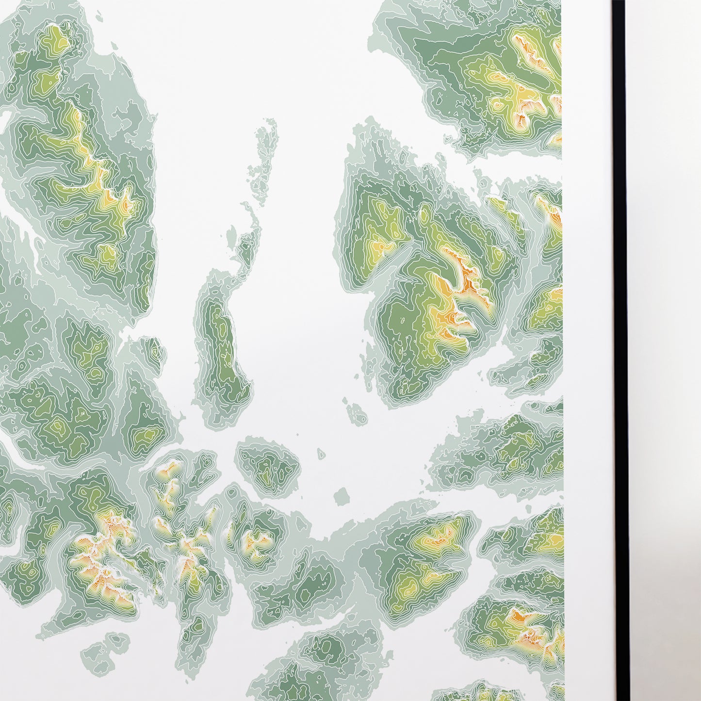 Isle of Skye Poster Map