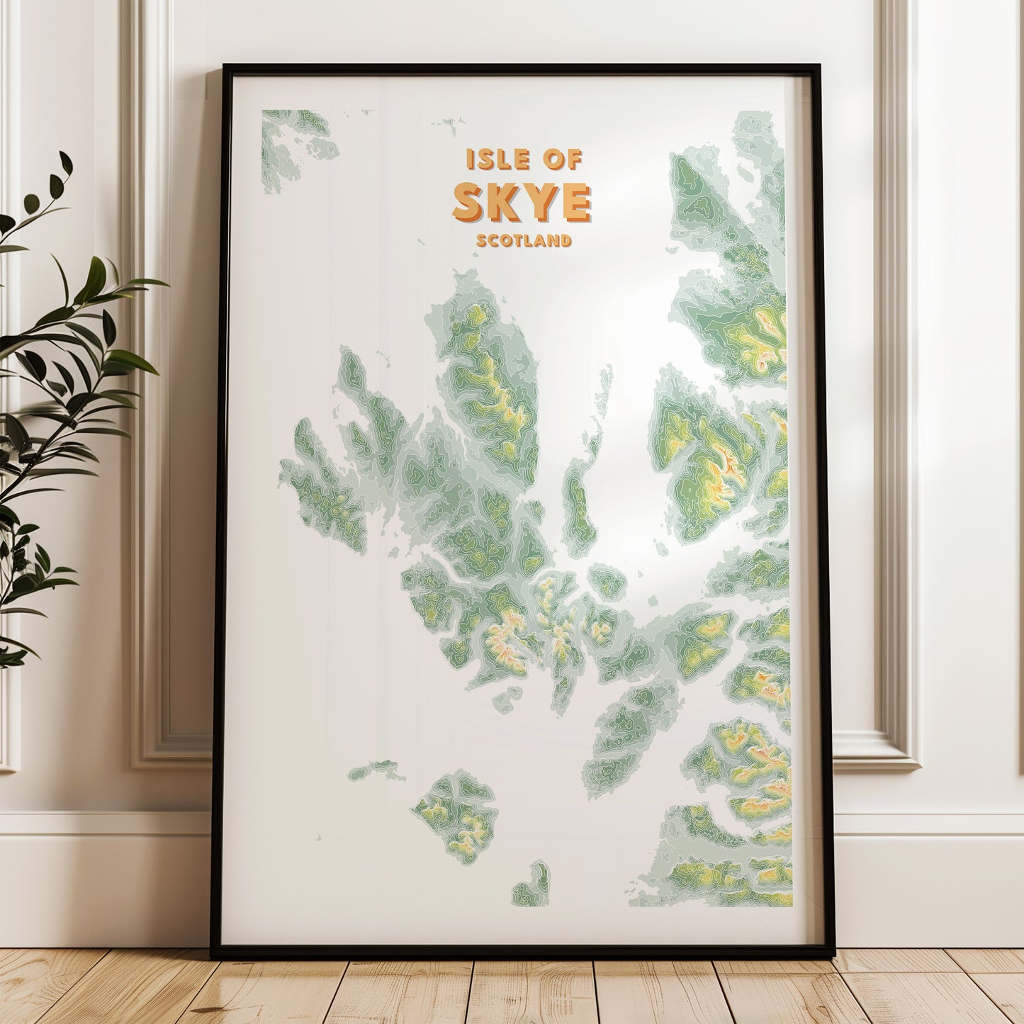 Isle of skye Map Poster