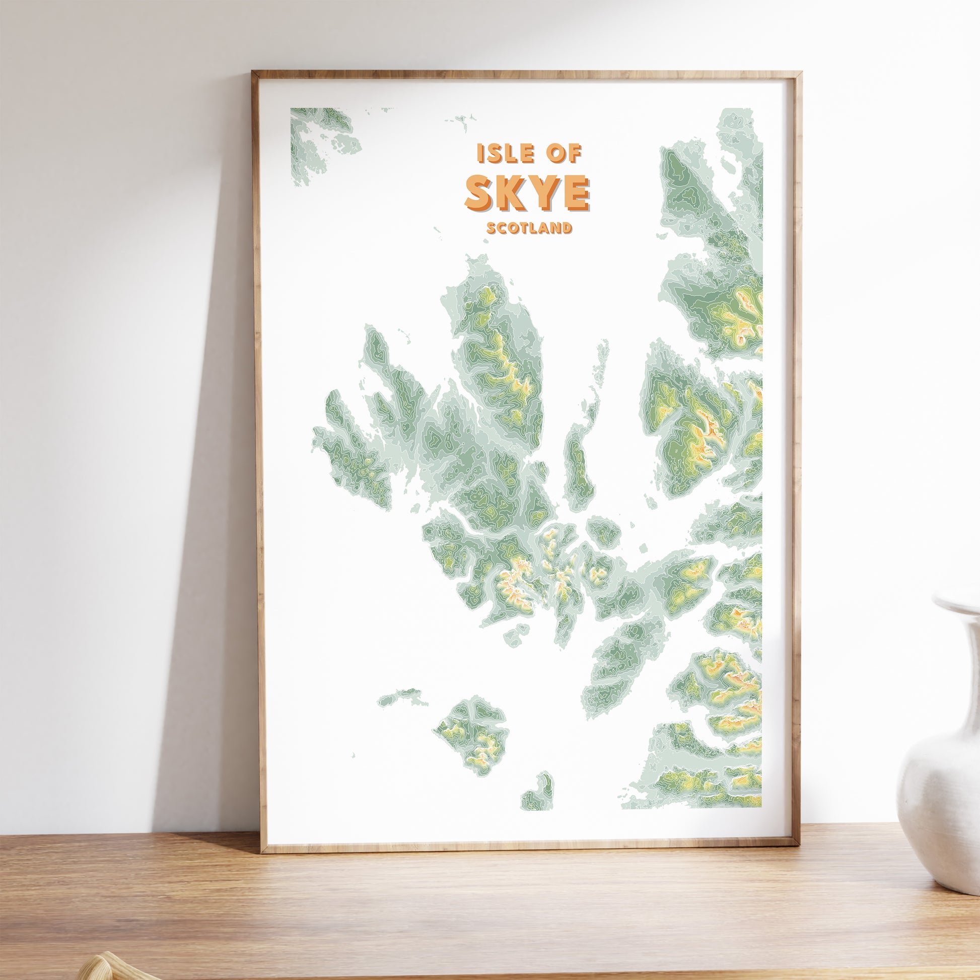 Isle of skye Map Print