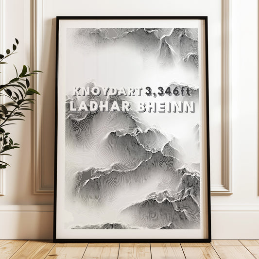 Ladhar_Bheinn_Munro_Print_Map_Poster