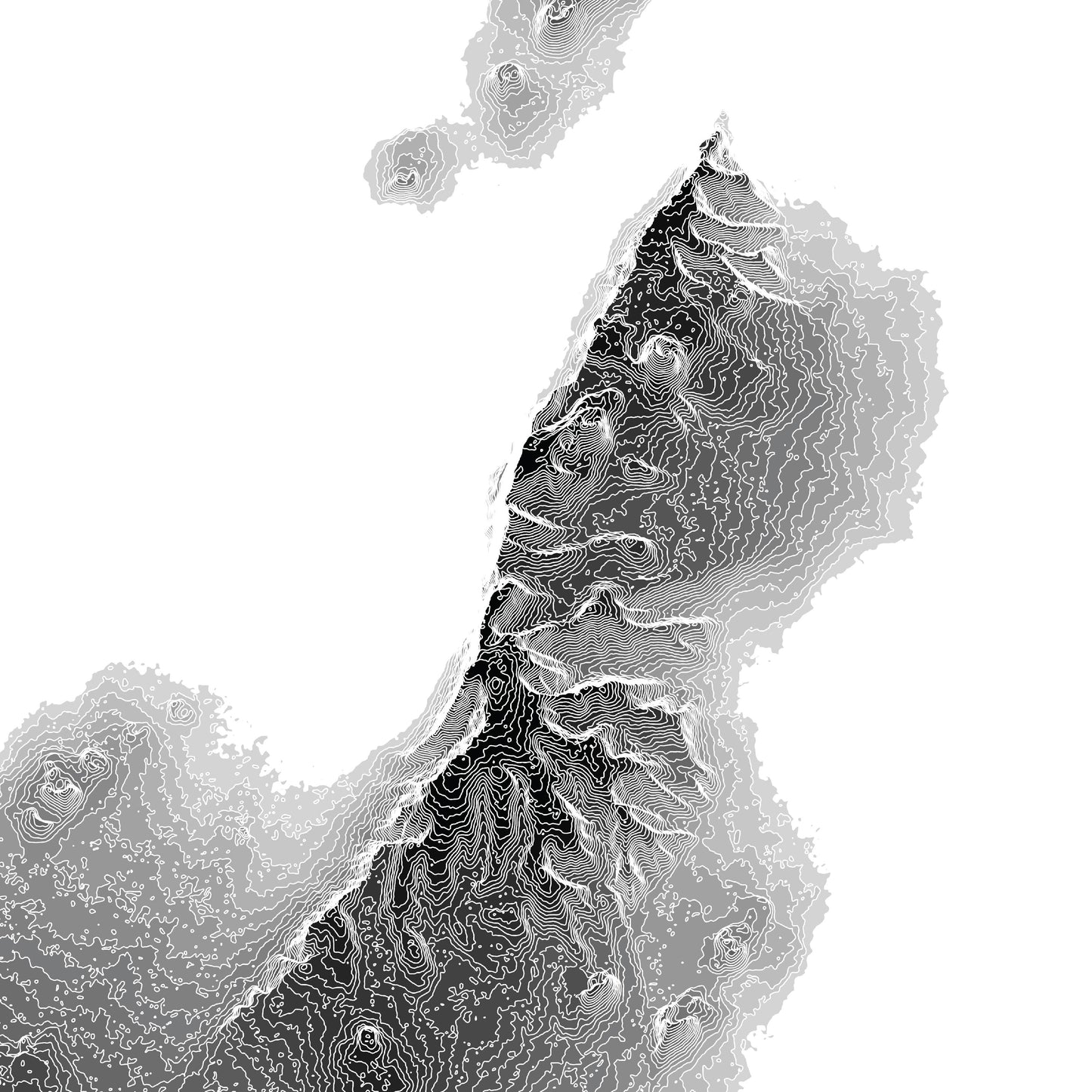 Lanzarote Topographic Map