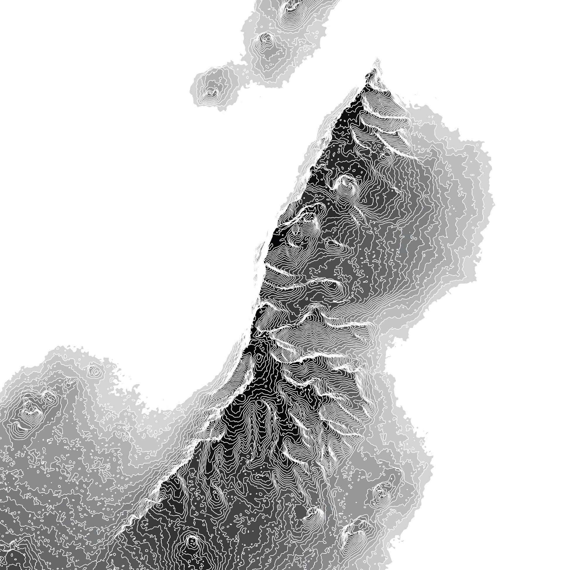 Lanzarote Topographic Map