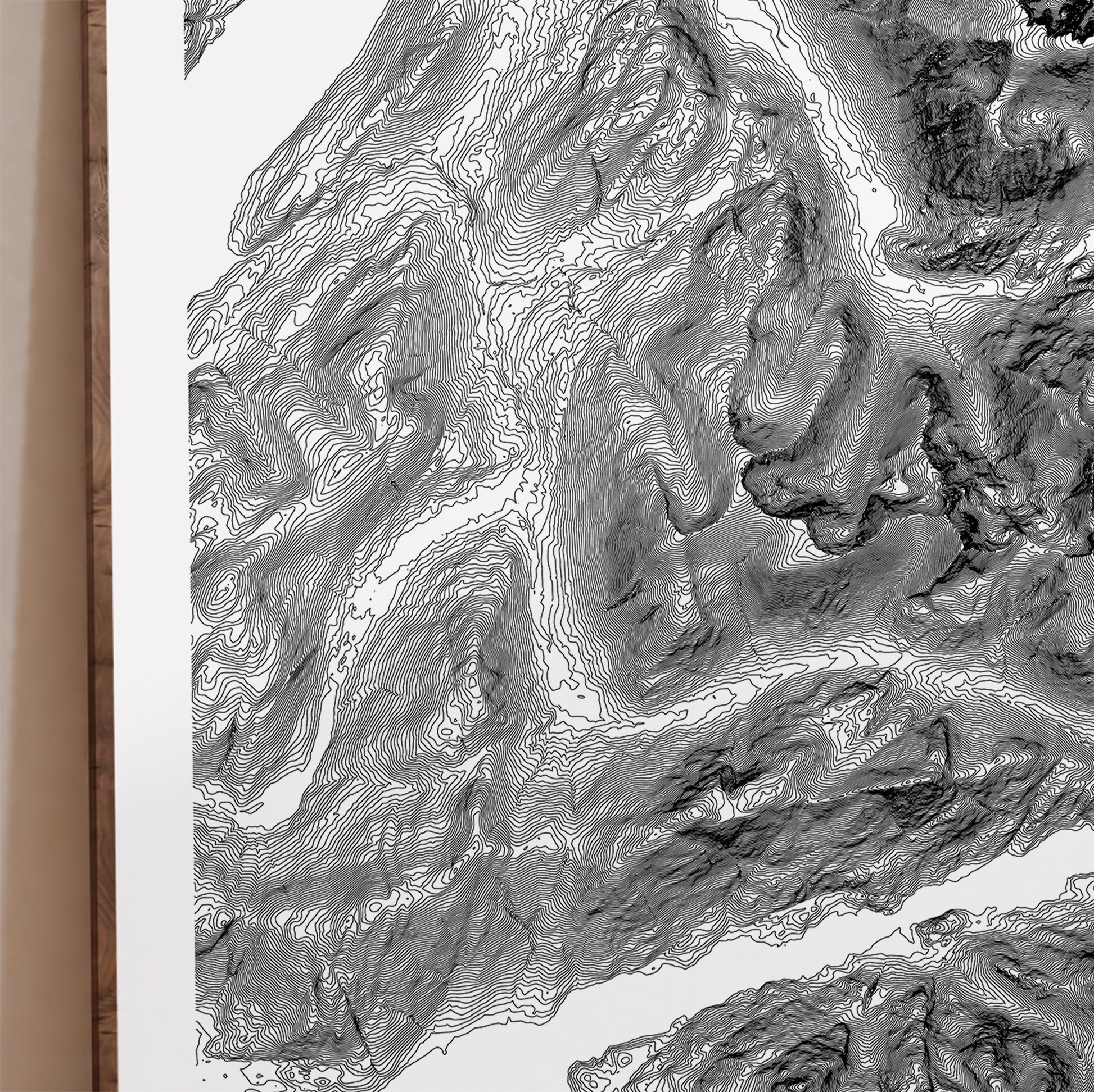 Mamores Topographic Map