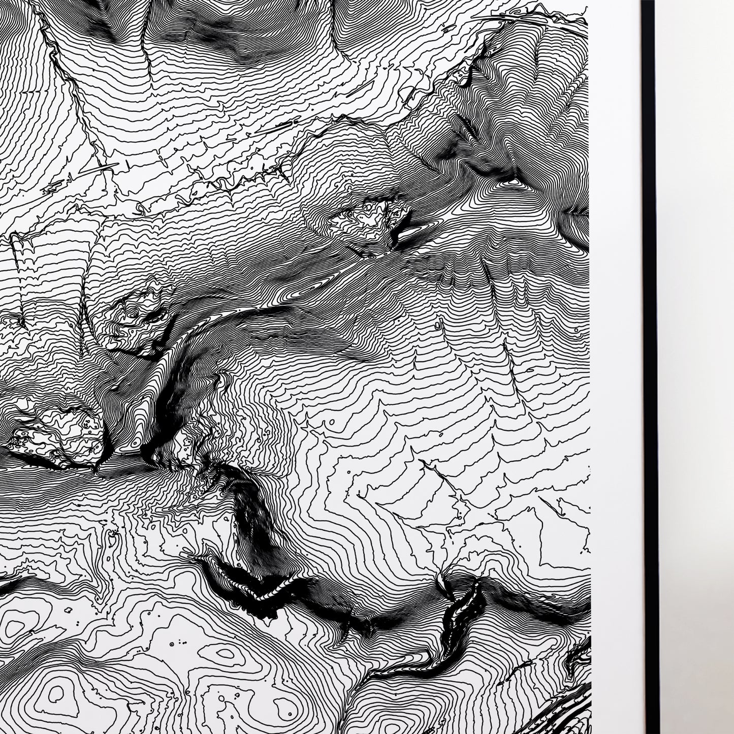 Mam Tor Peak District Poster Topographic Map