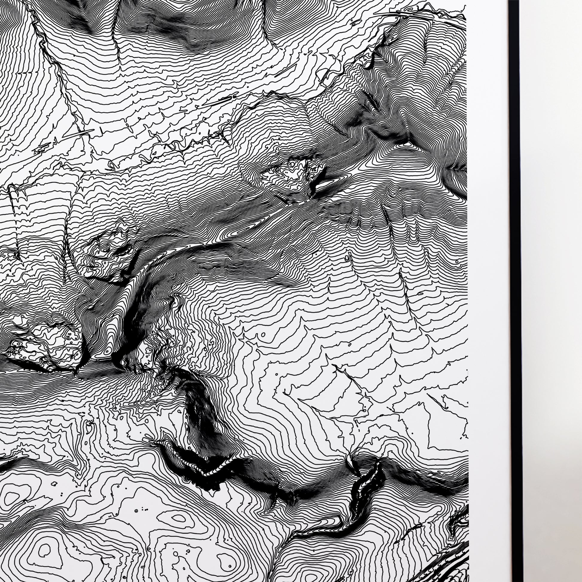 Mam Tor Peak District Poster Topographic Map