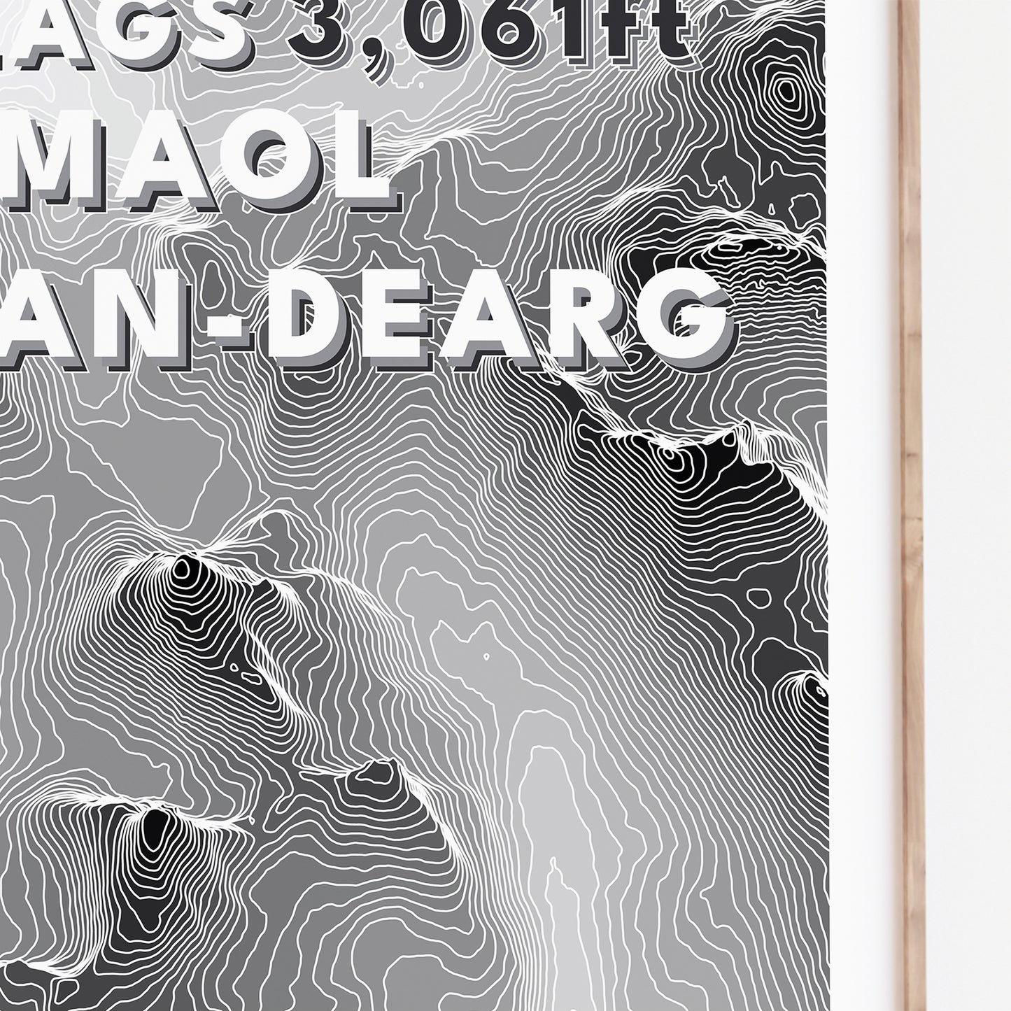 Maol_Chean-dearg_Munro_Poster_Map
