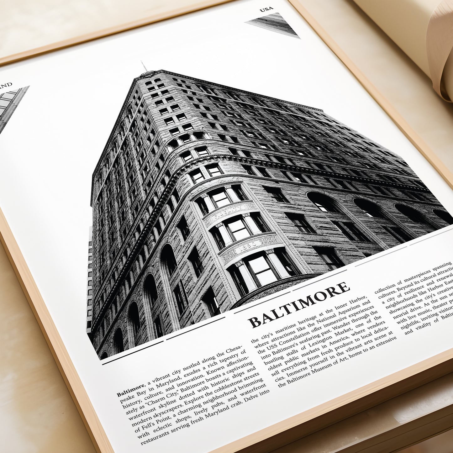 USA Photograph Travel Poster Print