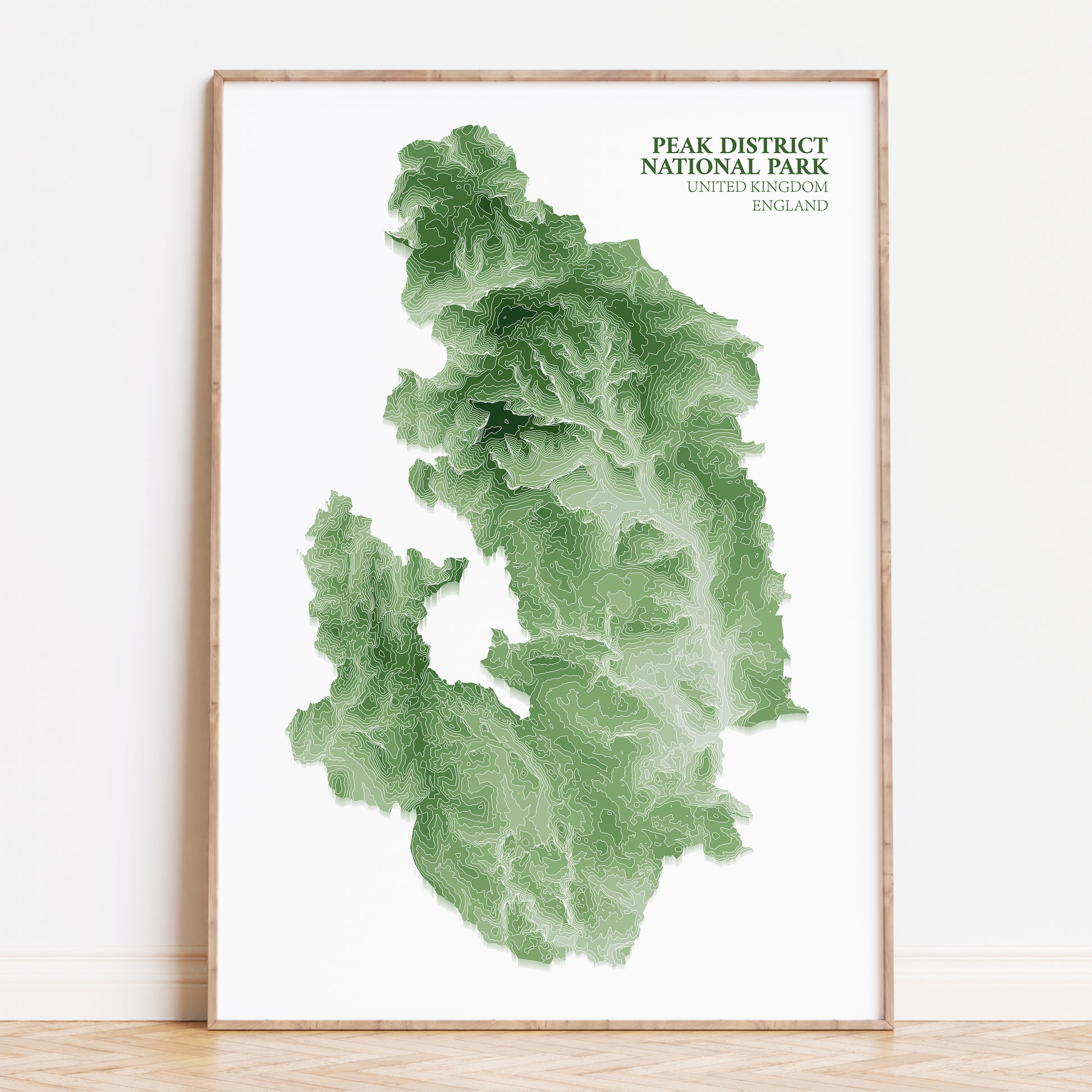 Peak District Print National Park Map