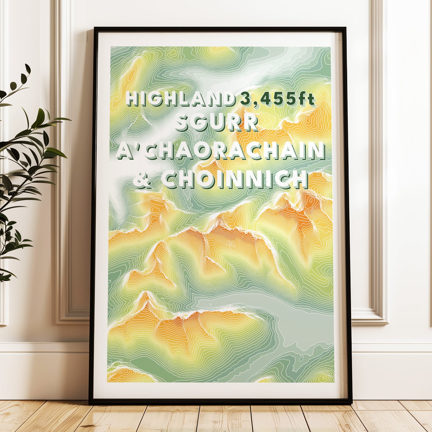 Sgurr_a_Chaorachain_Choinnich_Munro_Print