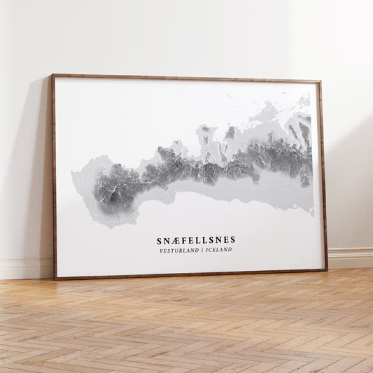 Snaefellsnes Map