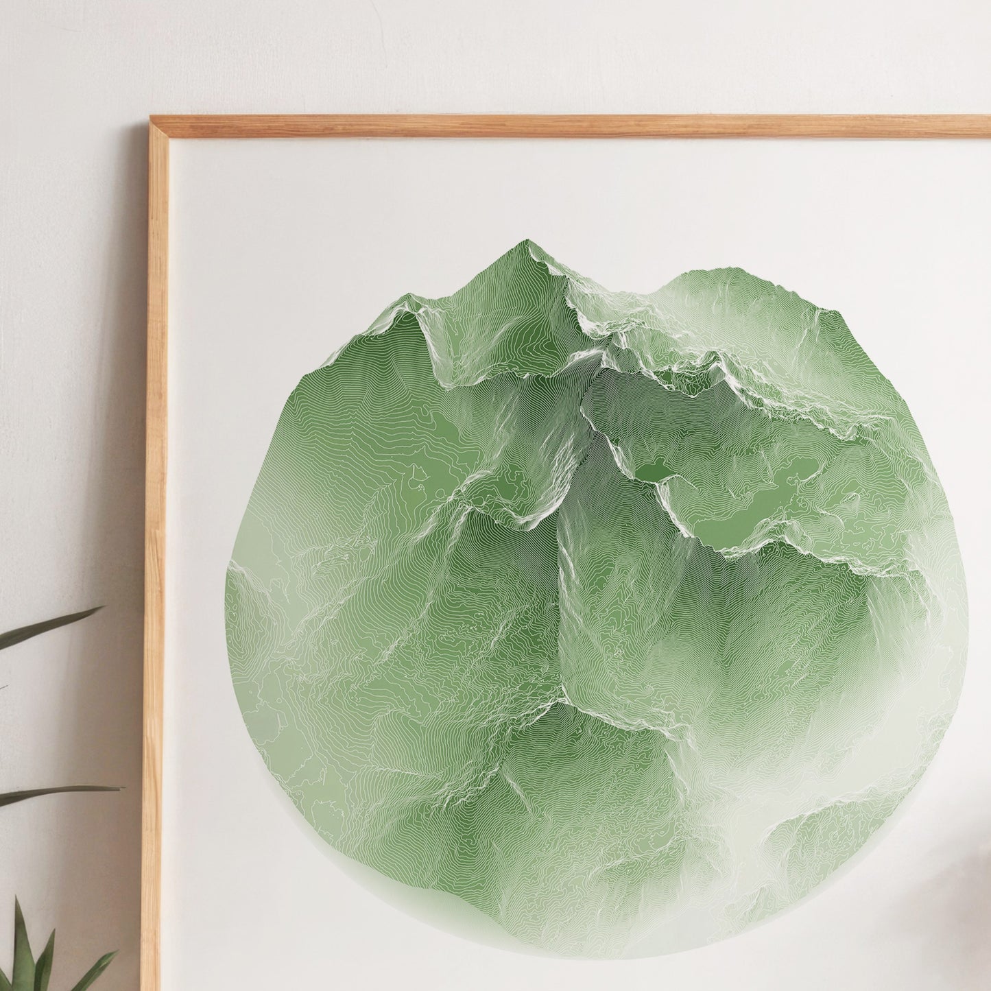 Snowdon Horseshoe Map Print