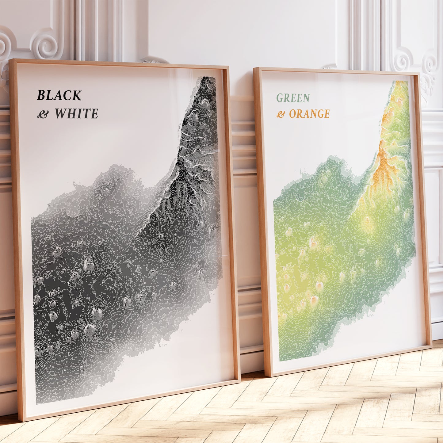 Malta Poster Print Topographic Map