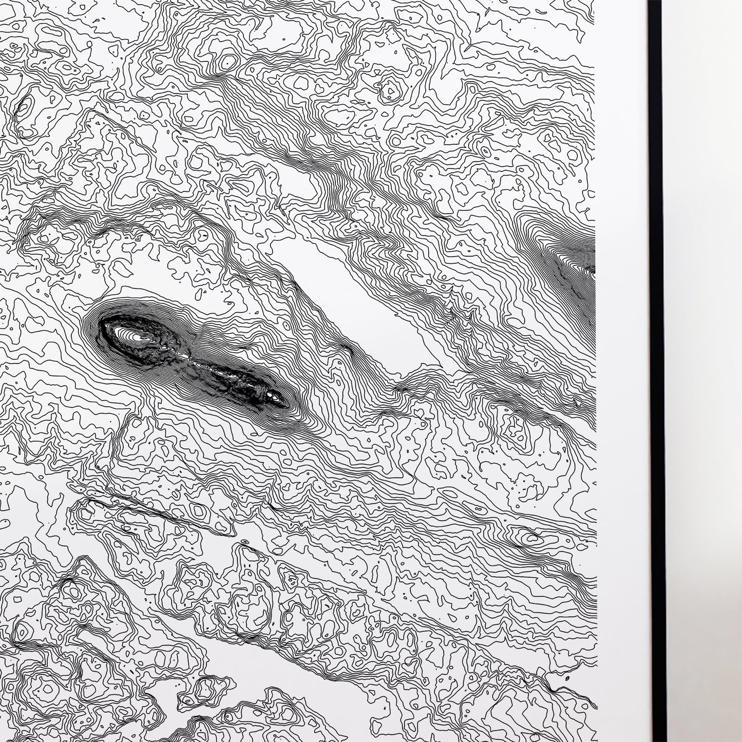 Suilven Topographic Map Scottish Highlands Print