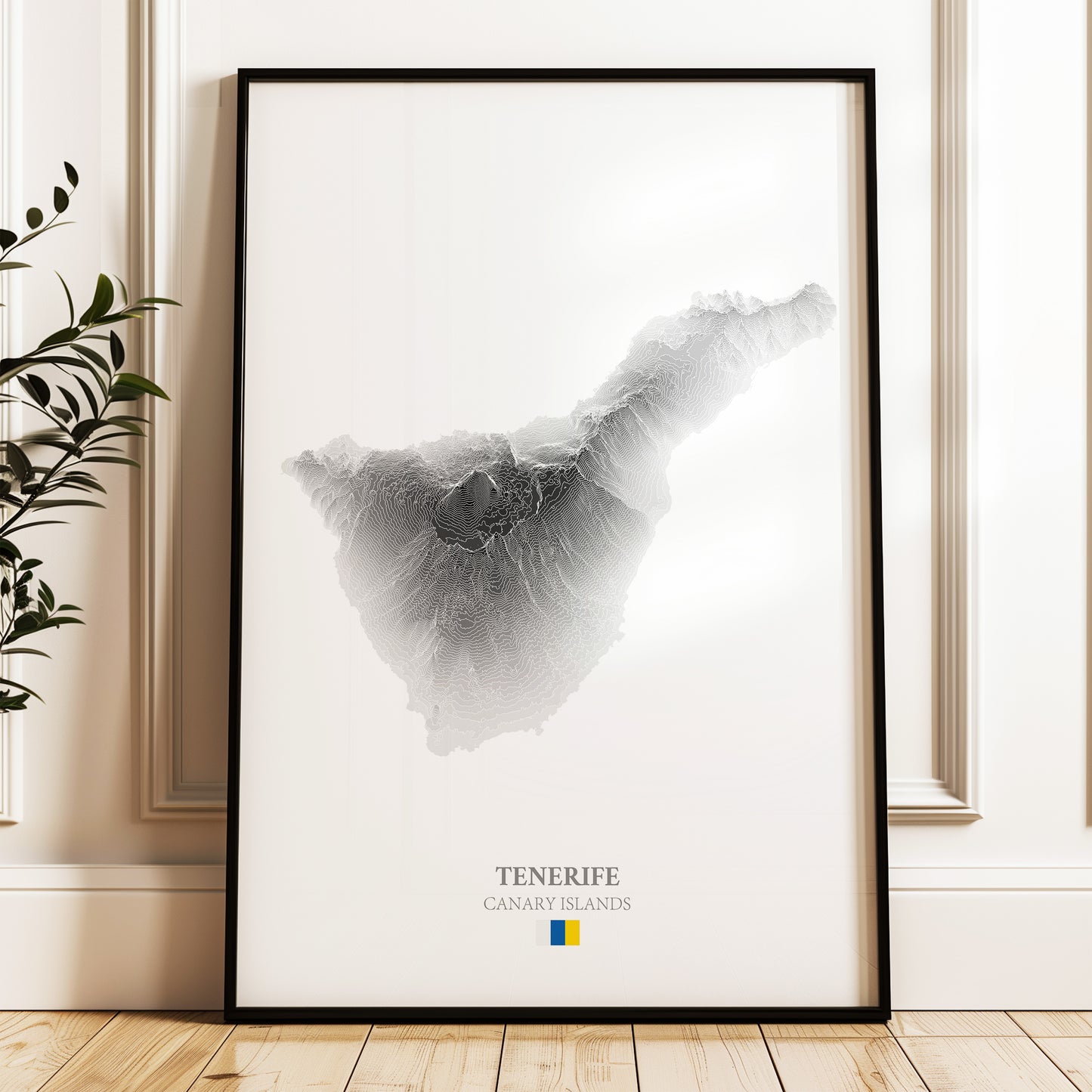 Tenerife Poster Print Topographic Map