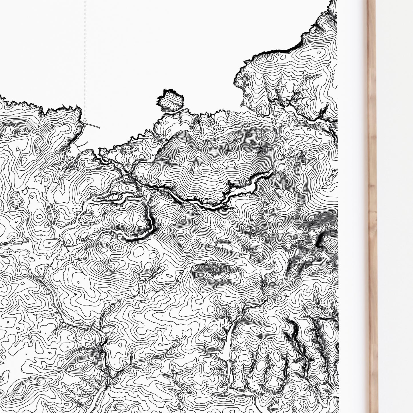 Topographic Map of Fishguard