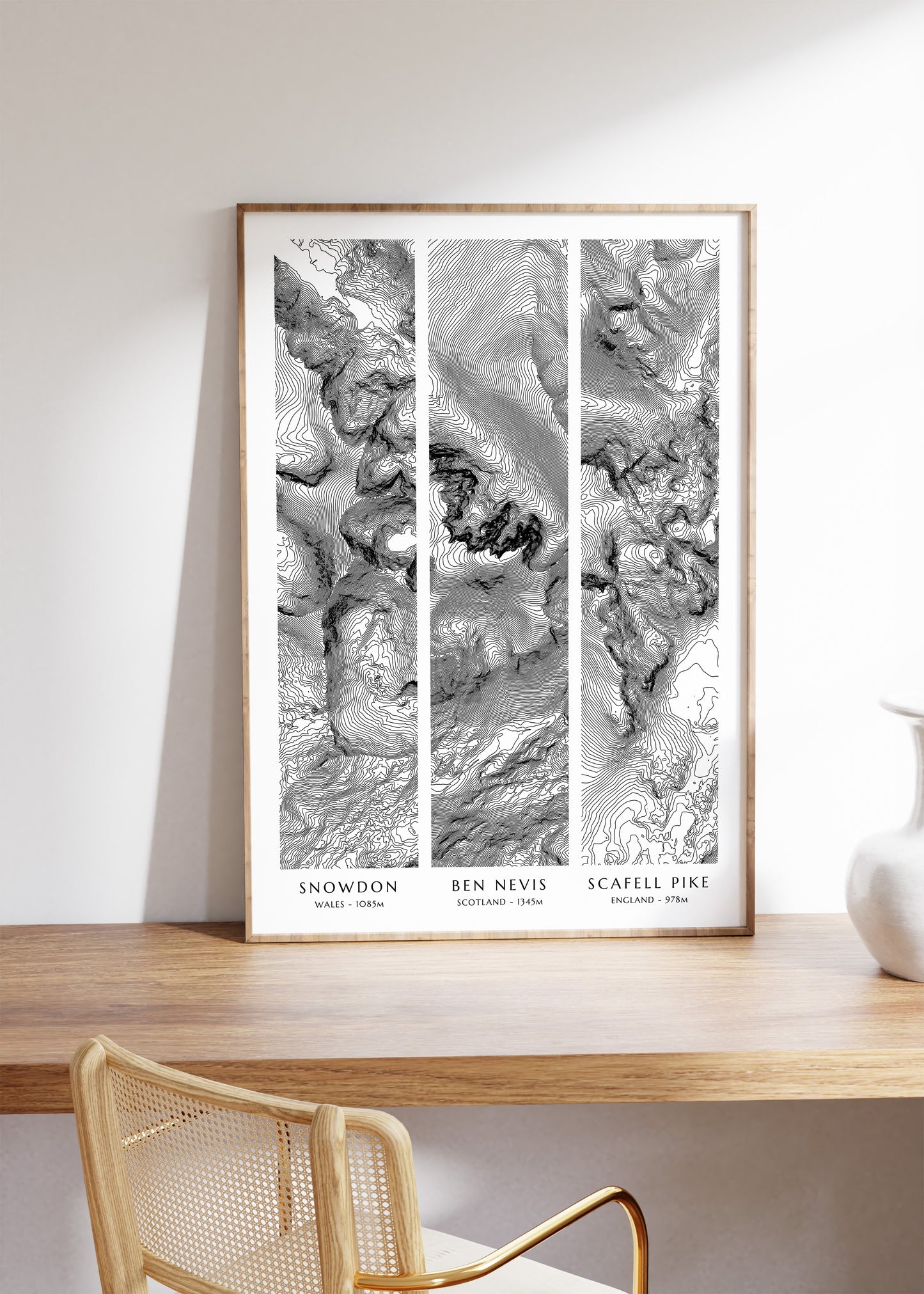 UK Three Peaks Poster