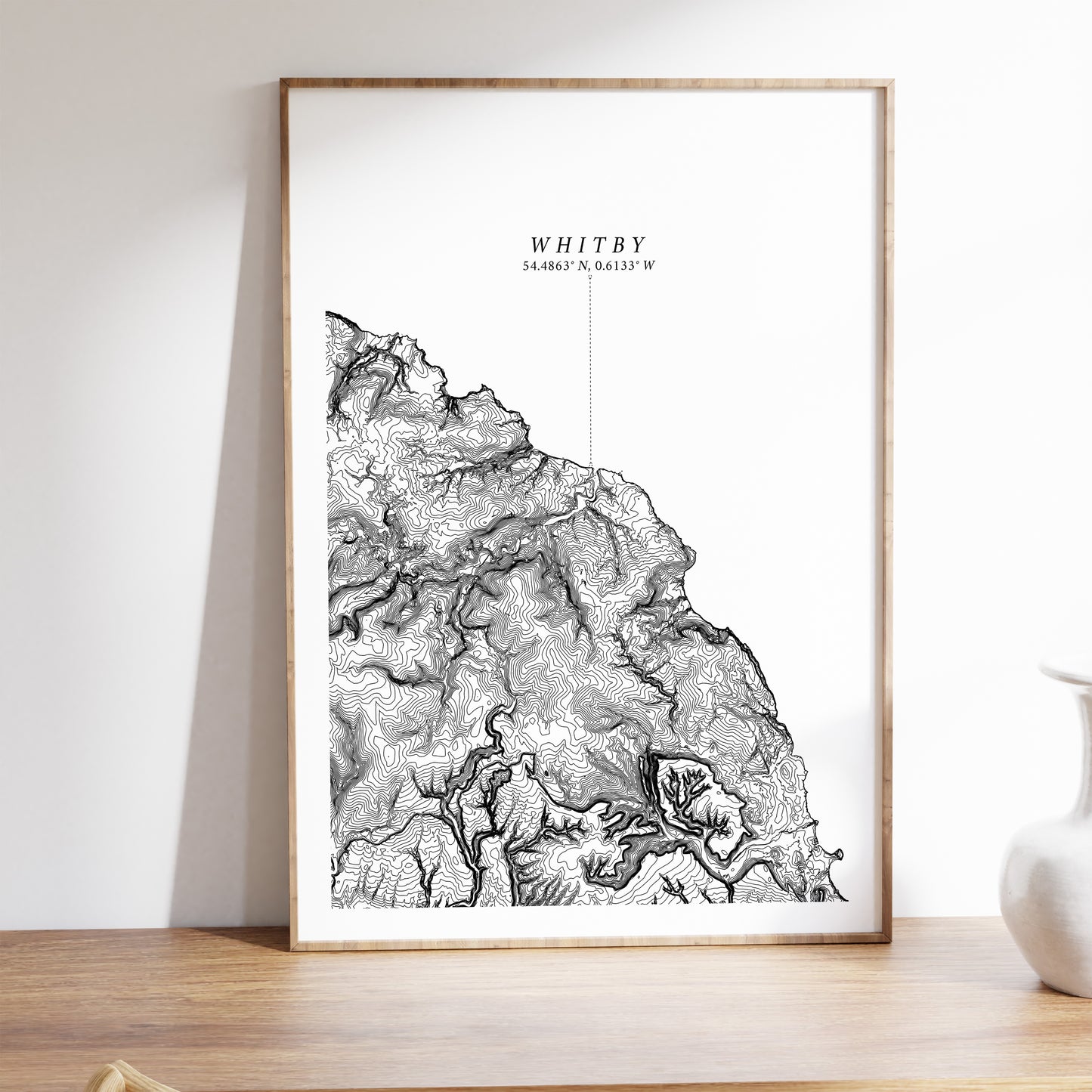 Whitby Print North Yorkshire Travel Poster