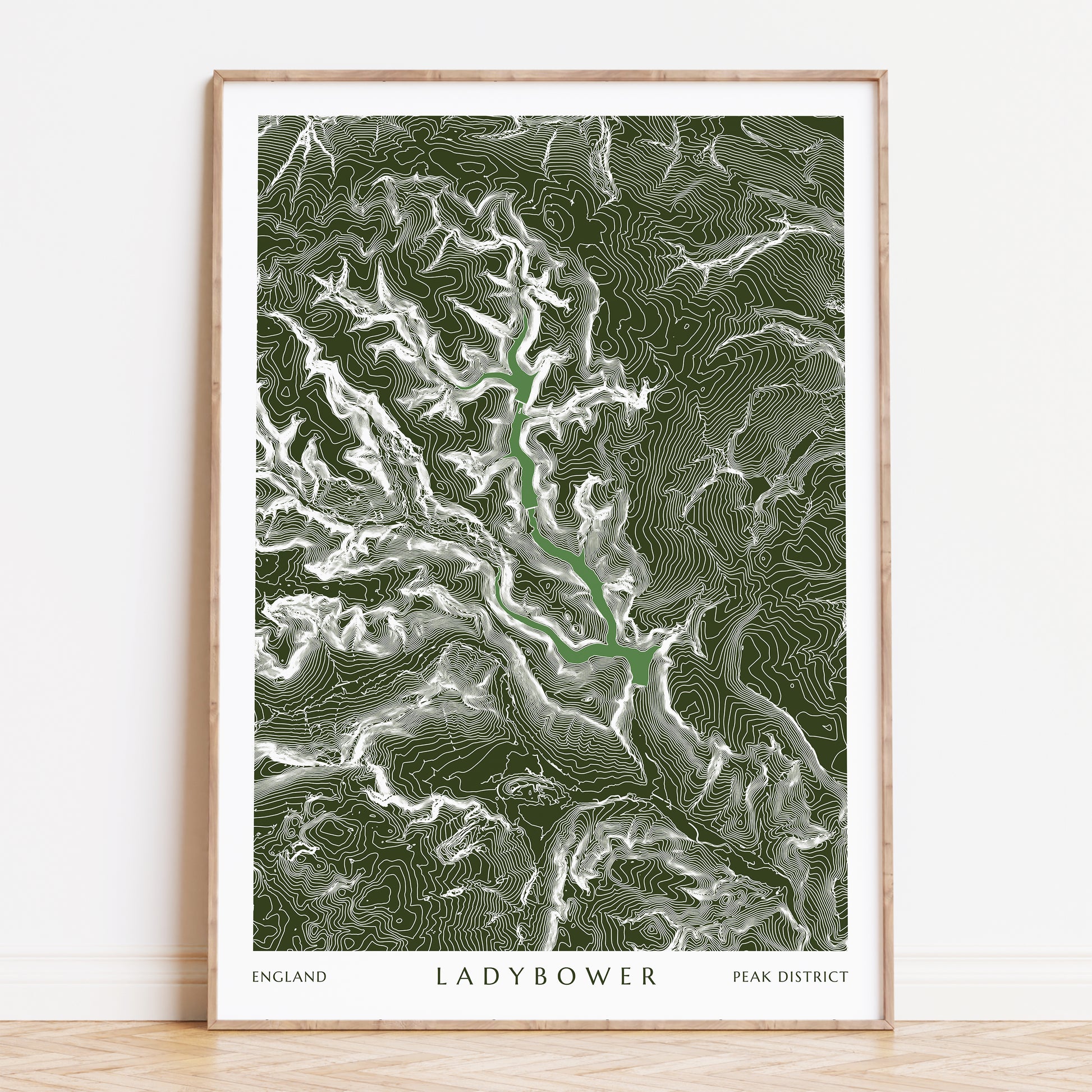 ladybower map
