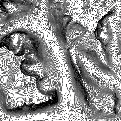 Ben Macdui Scotland Topographic Contour Map Print