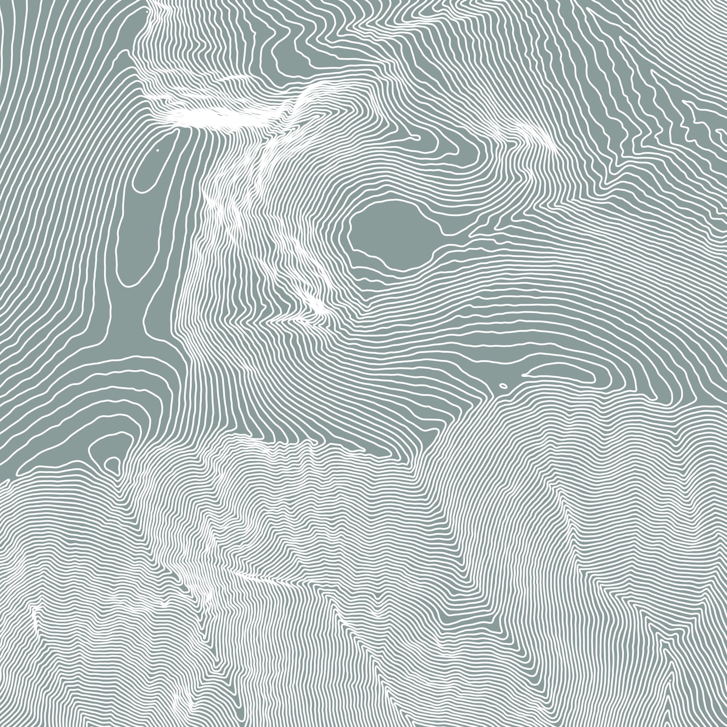 Blencathra Lake District Topographic Contour Map Print