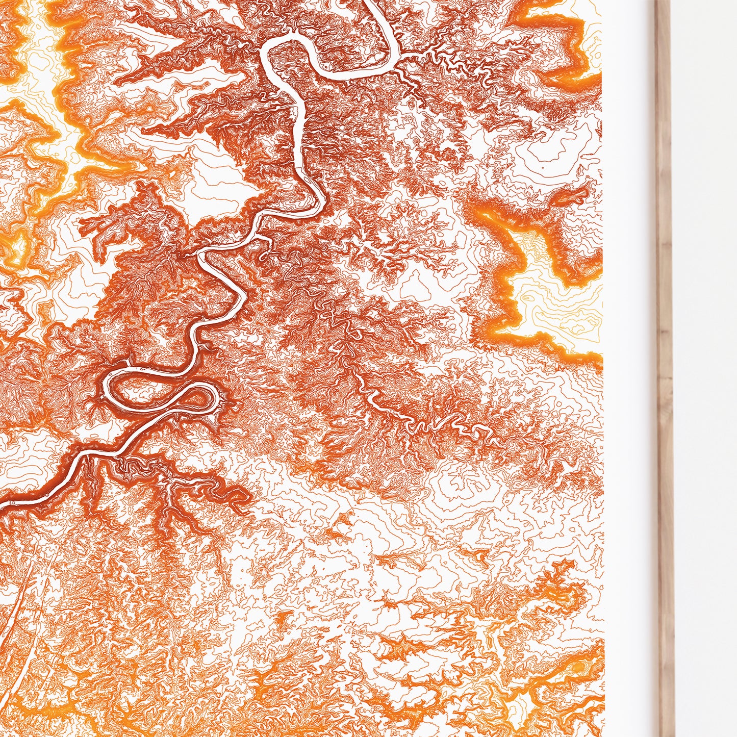 Canyonlands Utah USA Topographic Map Print