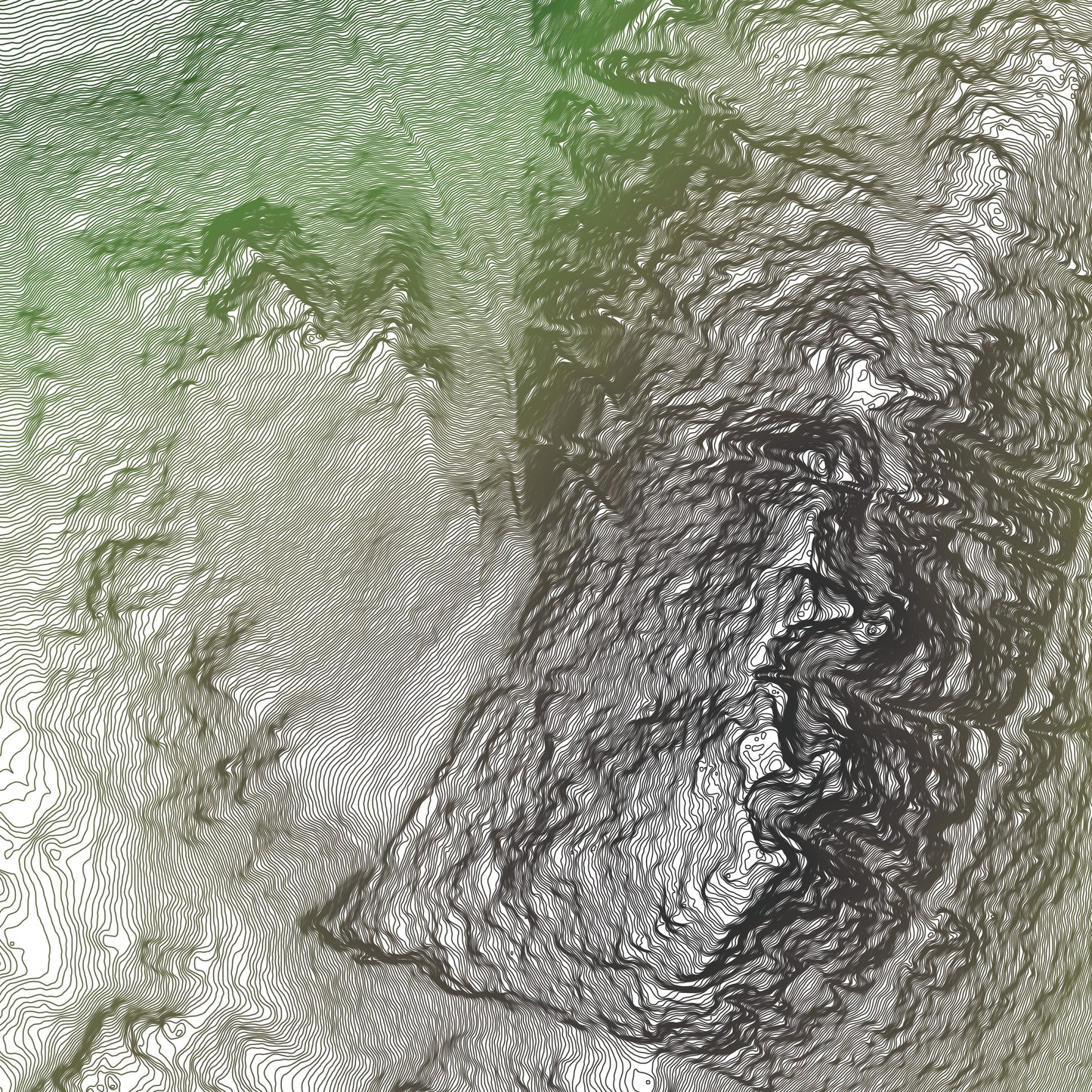 Tryfan Snowdonia Topographic Map Print