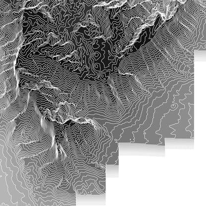 Guadalupe Mountains National Park Map Print