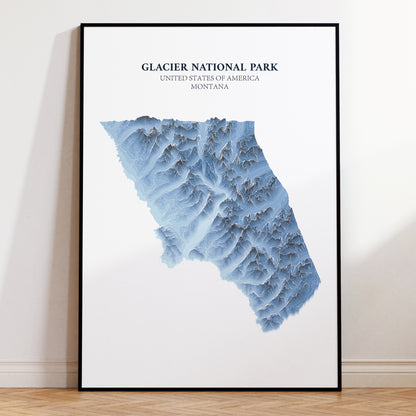 Glacier National Park Map