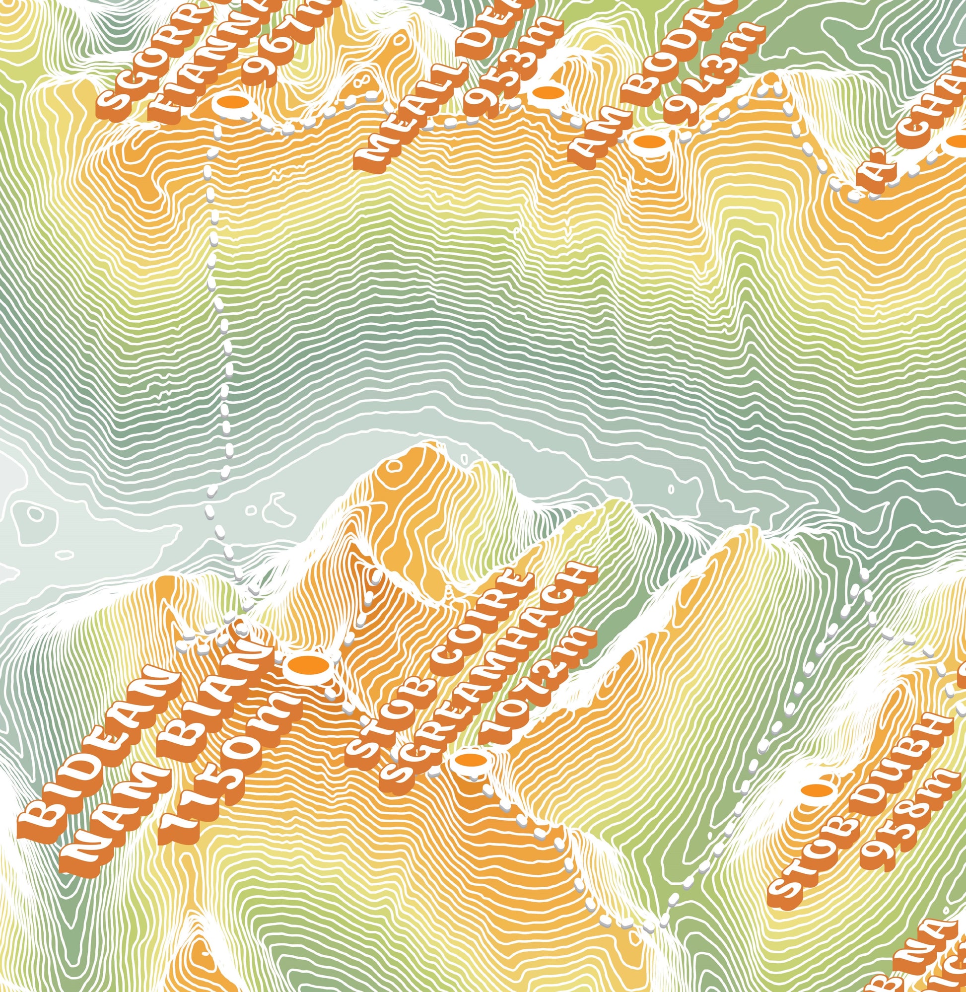 Glen_Coe_TOpographic Map 