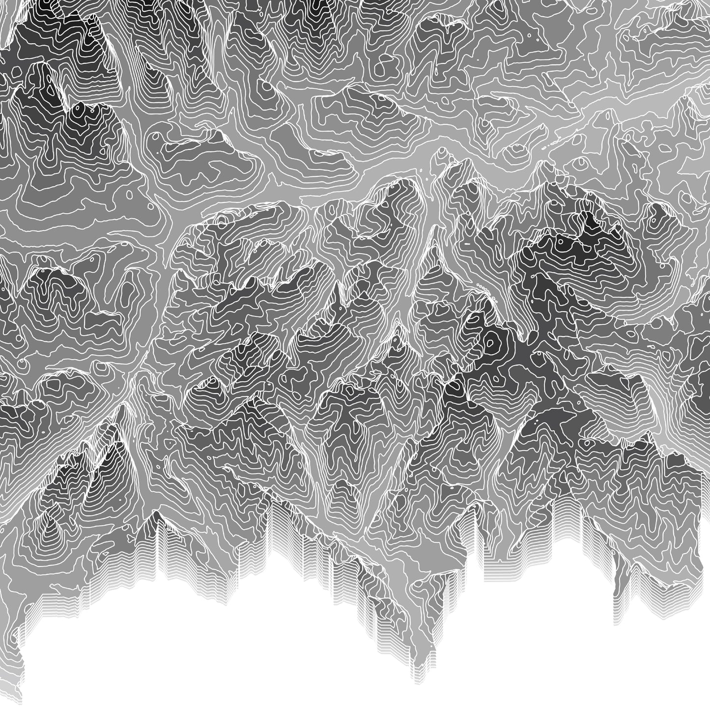 Cairngorms National Park Print Scotland Topographic Map