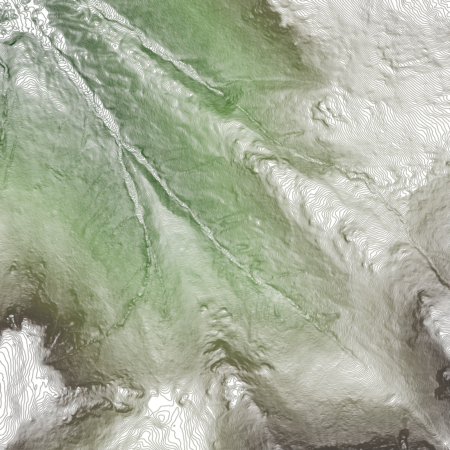 Great Gable Topographic Contour Map Print