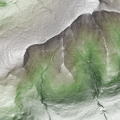 Blencathra & Sharp Ridge Lake District Topographic Map Print