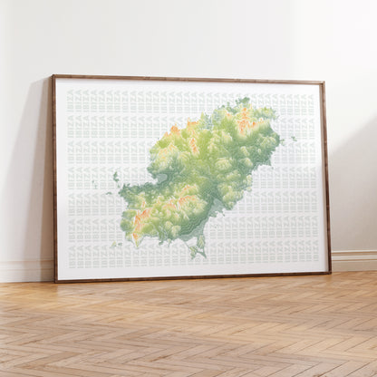 Ibiza Map Print