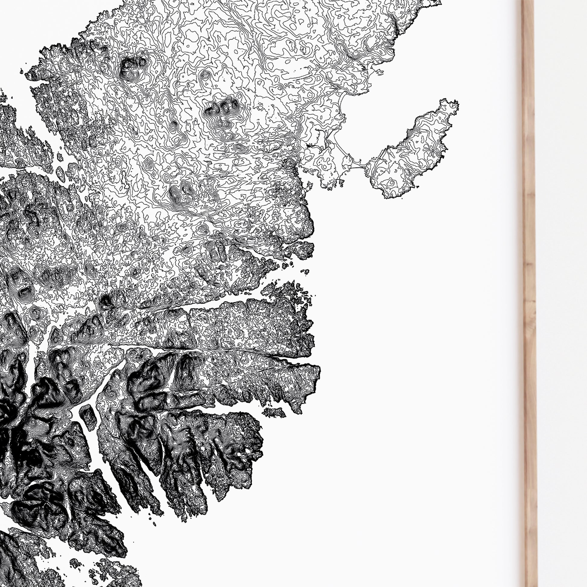 Isle of Lewis Topographic Map