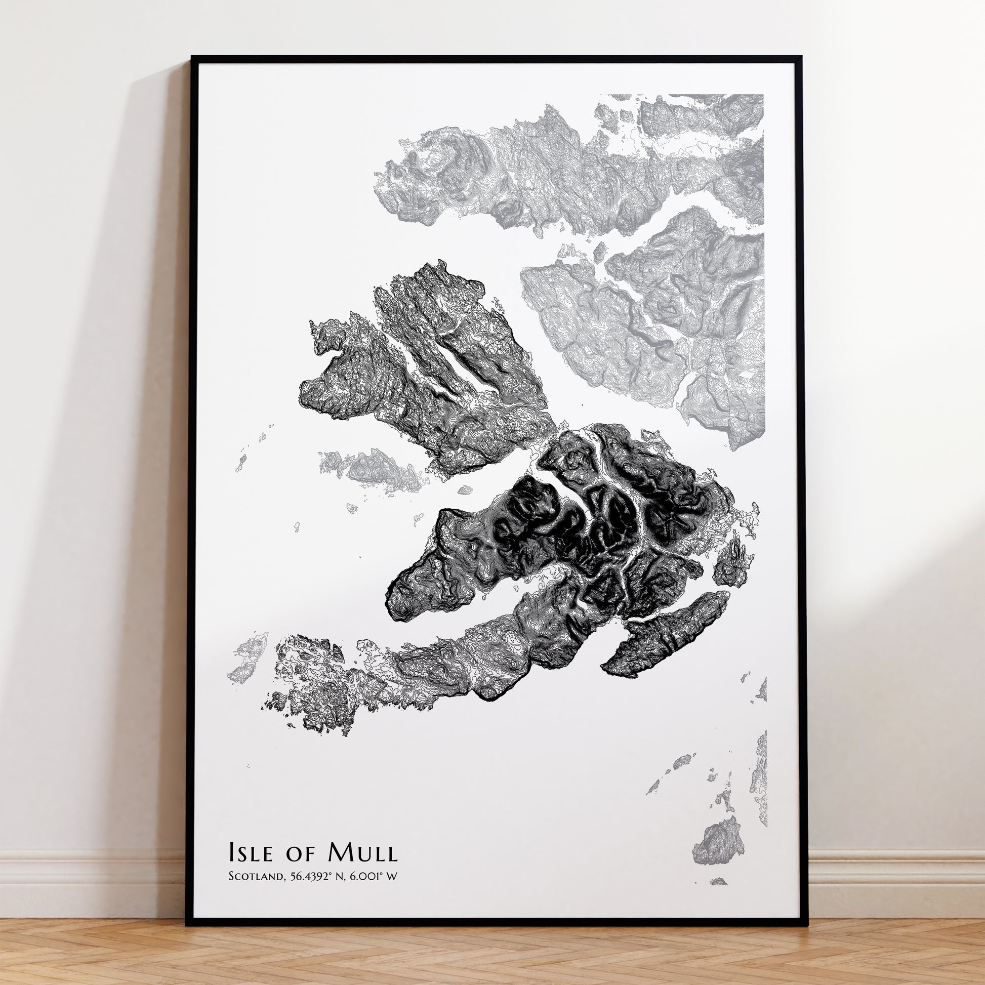 Isle of Mull Map Print