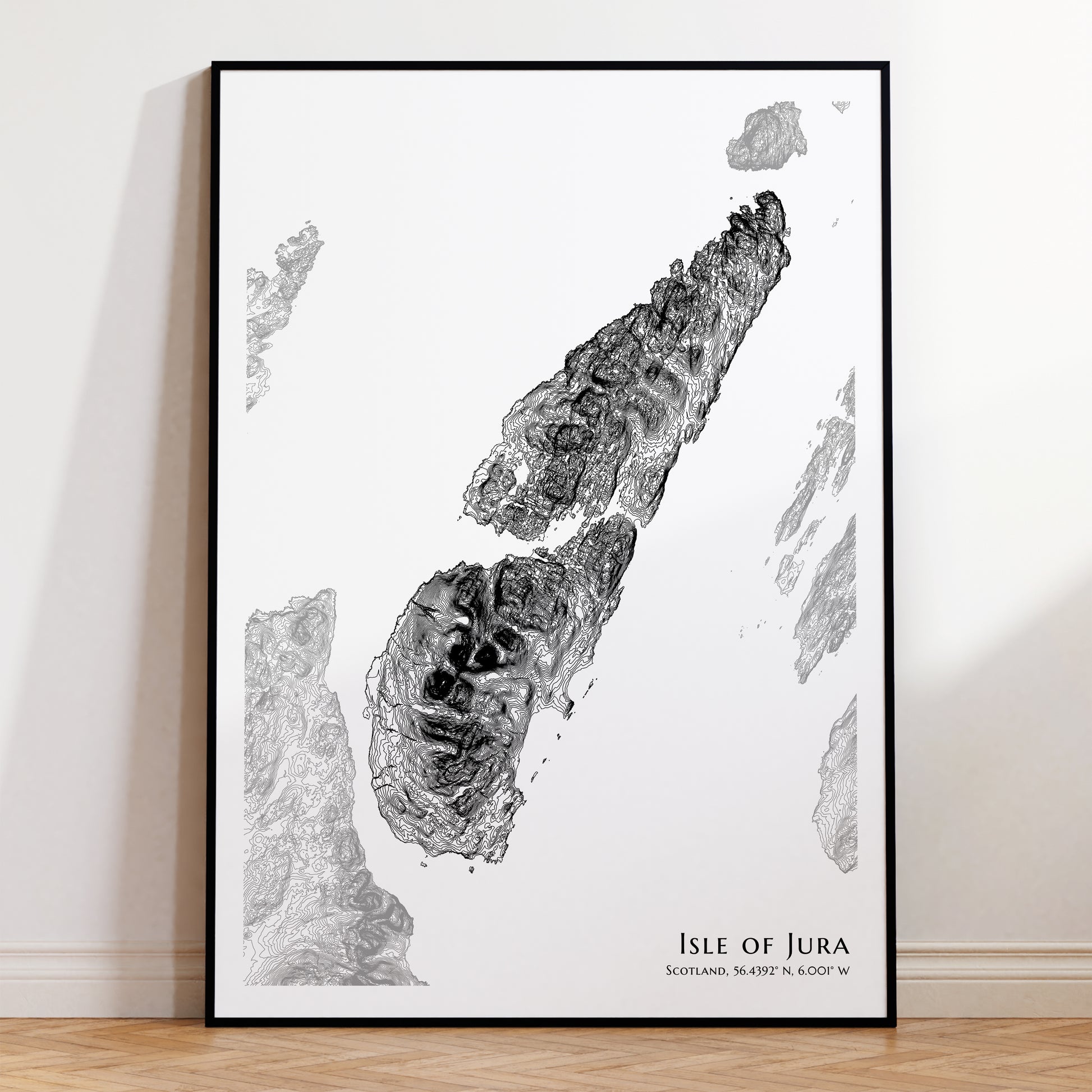 Isle of Jura Map Print