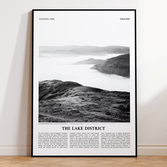 The Lake District Photograph Travel Poster Print