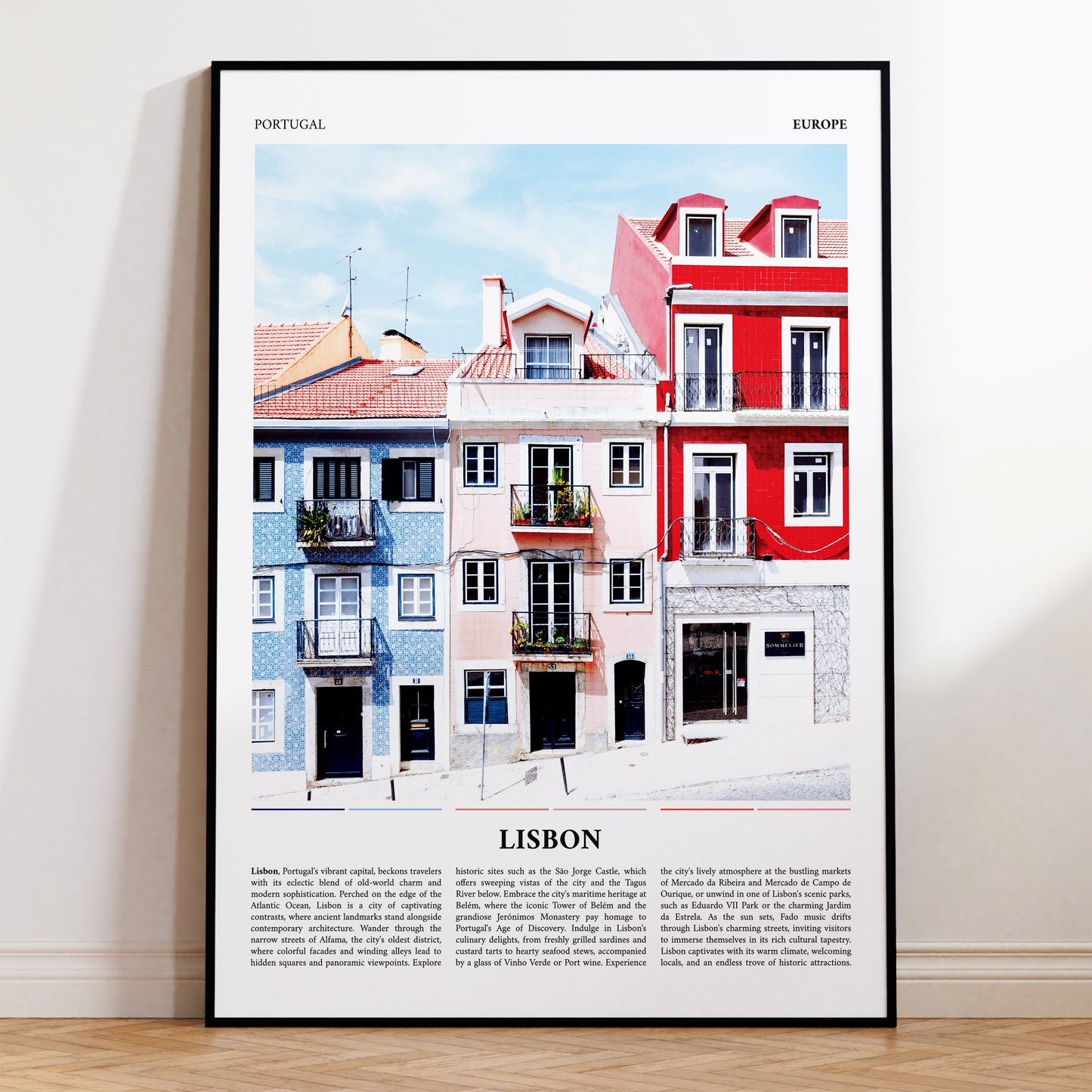 Lisbon Portugal Photograph Travel Poster Print